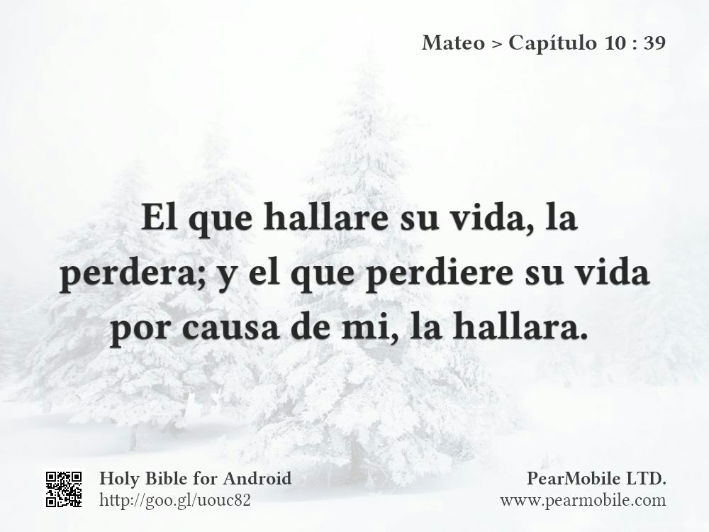 Mateo, Capítulo 10:39